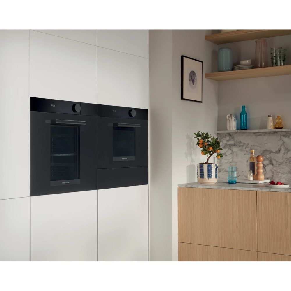 Samsung Dual Cook Steam Pyrolytic Oven, Combi Microwave & Warming Drawer Pack NV75T9979CD NQ50T9539BD NL20T9100WD PACK – GREY