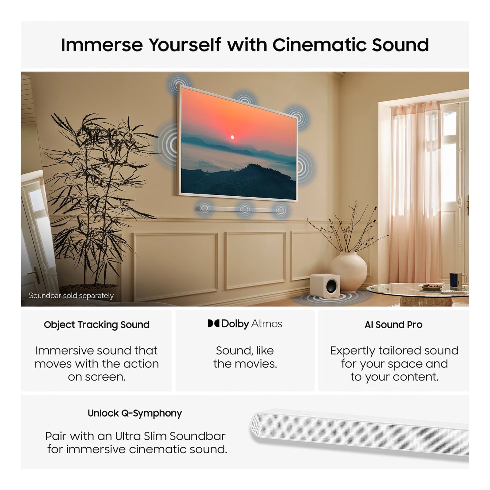 Samsung 2026 65″ The Frame Pro LS03HW 4K Vision AI Smart TV QE65LS03HWUXXU