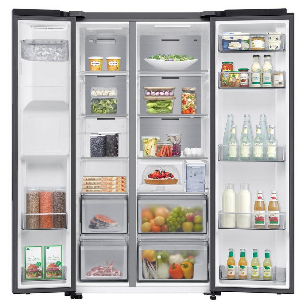 Samsung American Style Fridge Freezer With Ice & Water Non Plumbed RS70F65KETEU – Silver