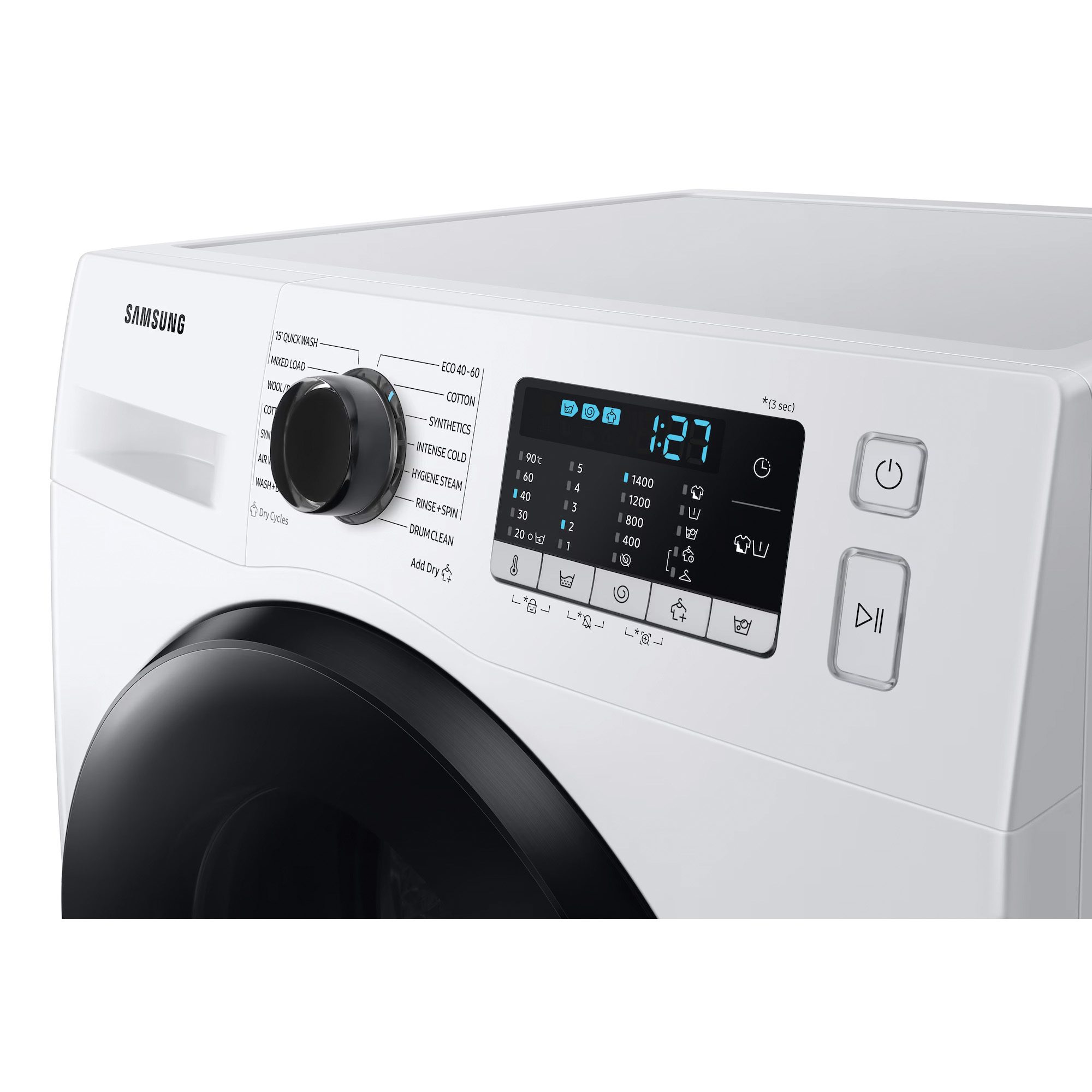Samsung 8kg/5kg Ecobubble Washer Dryer WD80TA046BE/EU – White