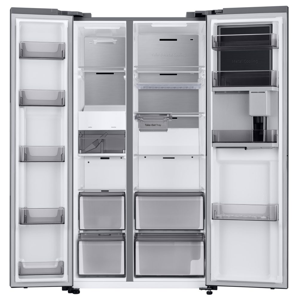 Samsung American Style Fridge Freezer With Ice & Water RH69CG895DS9 – SILVER