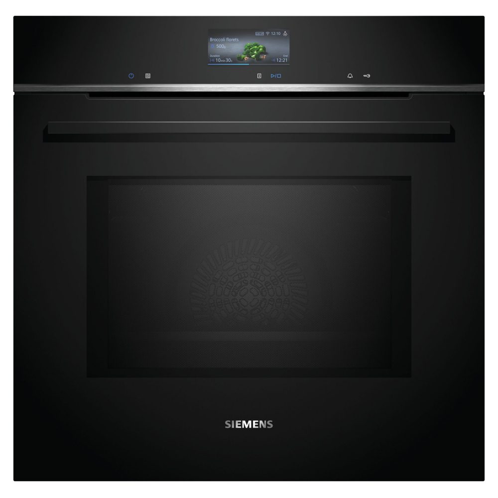 Siemens IQ-700 Pyrolytic Multifunction Oven With Microwave HM776G1B1B – Black