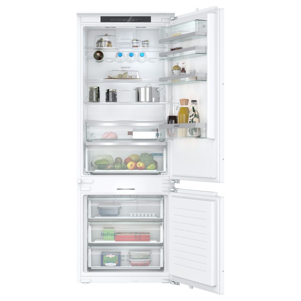Siemens 194cm IQ KB96NADD0G – 500 71cm Wide Integrated 60/40 Frost Free Fridge Freezer