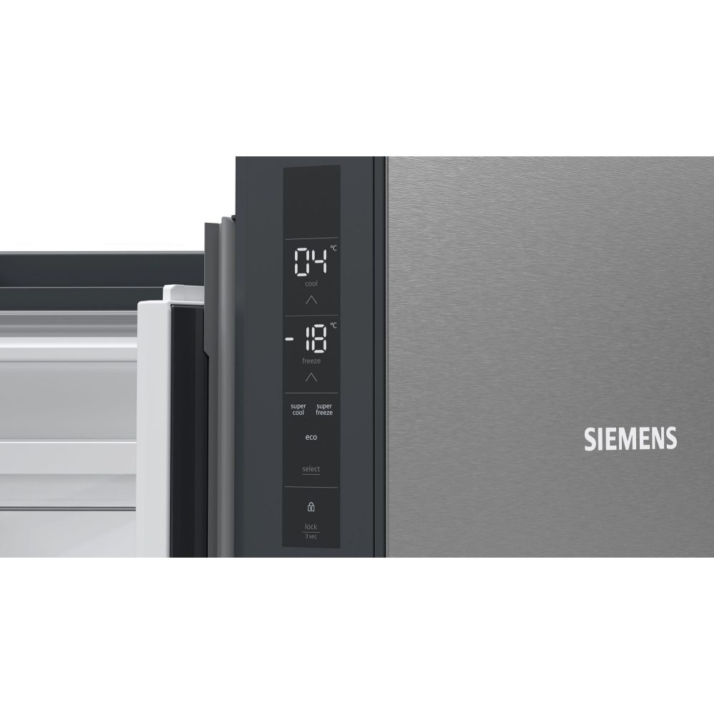 Siemens Four Door Fridge Freezer Non Ice & Water KF96NVPEAG – Silver