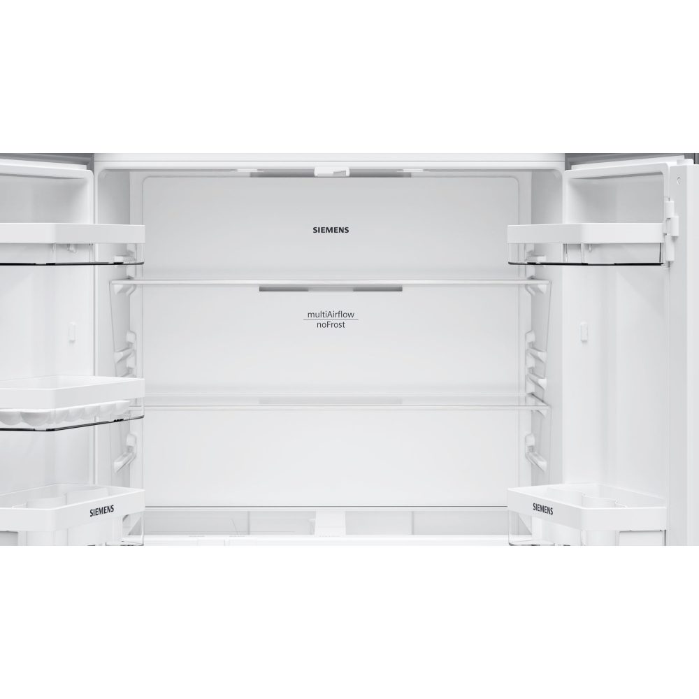Siemens Four Door Fridge Freezer Non Ice & Water KF96NVPEAG – Silver