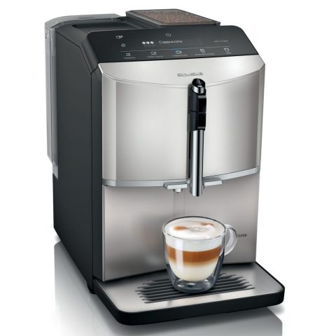 Siemens  EQ300 Fully Automatic Freestanding Bean To Cup Coffee Machine TF303G07 – Silver
