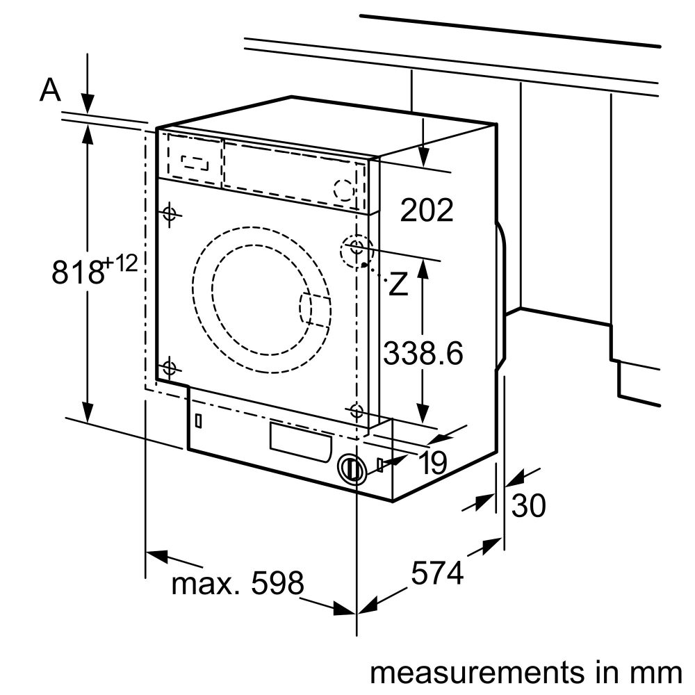 Siemens 8kg IQ-700 WI14W502GB Fully Integrated Washing Machine