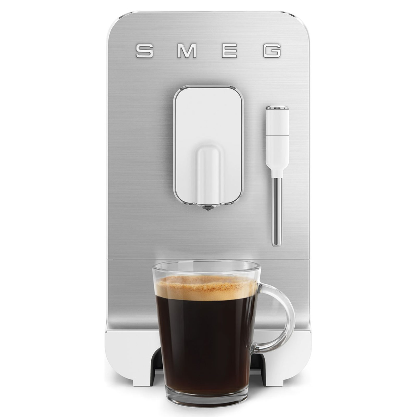 Smeg Freestanding Bean To Cup Coffee Machine BCC12WHMUK – Matte White