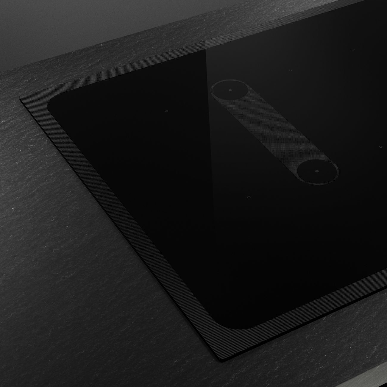 Smeg 75cm Musa 4 Zone Induction Hob SI2B22741D – Black
