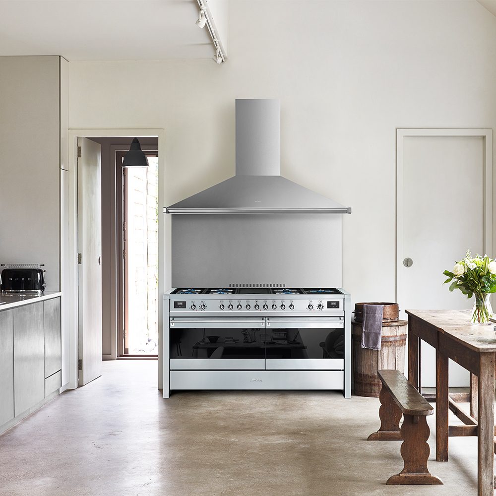 Smeg 150cm “Opera” Dual Fuel Range Cooker A5-81 – Stainless Steel