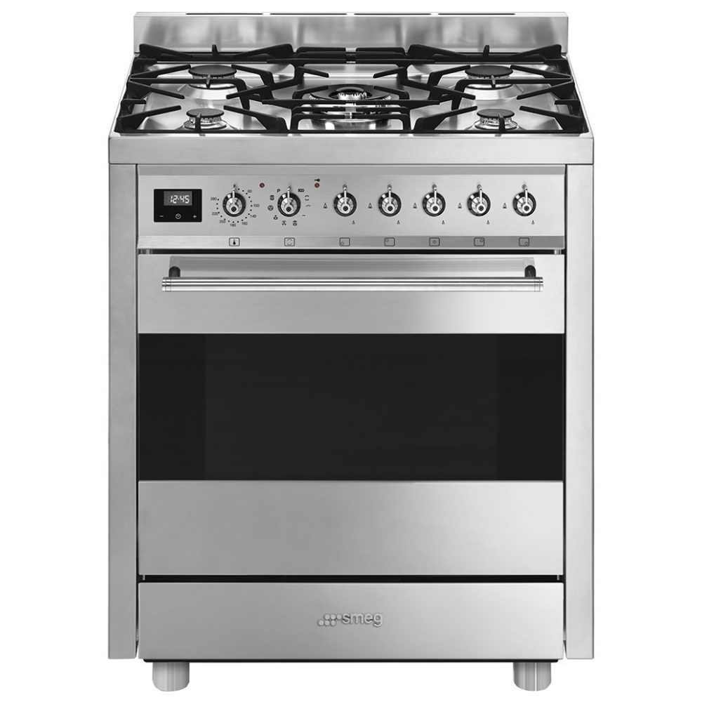 Smeg 70cm Symphony Pyrolytic Dual Fuel Cooker C7GPX9 – Stainless Steel