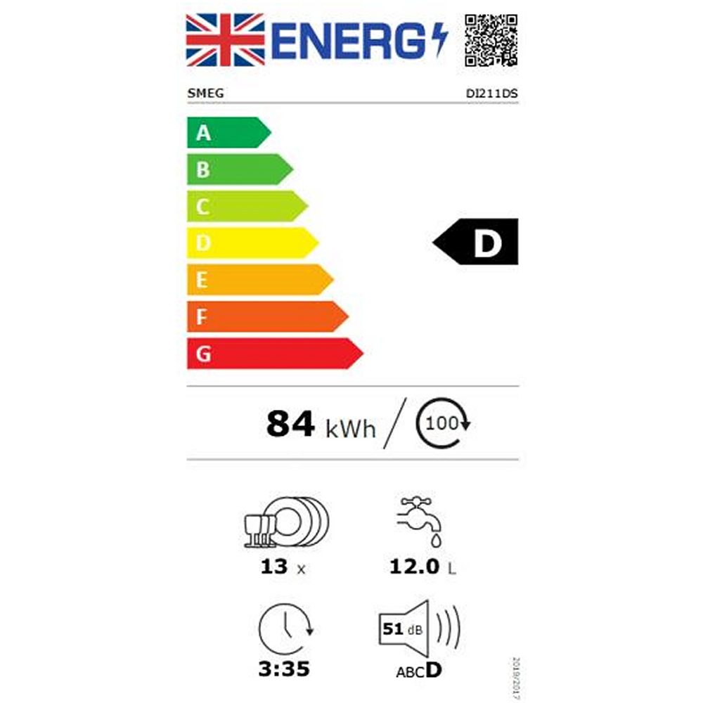 Smeg 60cm Fully Integrated Dishwasher DI211DS