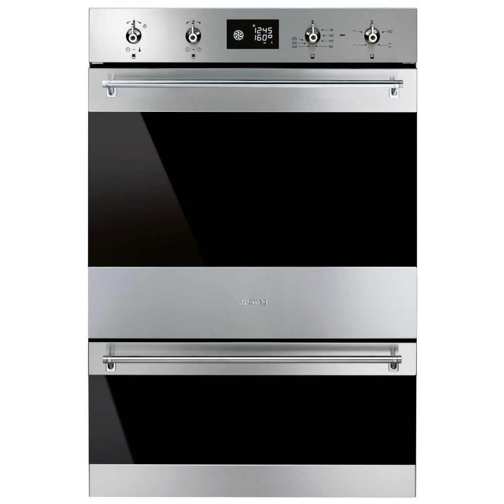 Smeg Classic Built In Pyrolytic Multifunction Double Oven DOSP6390X – Stainless Steel