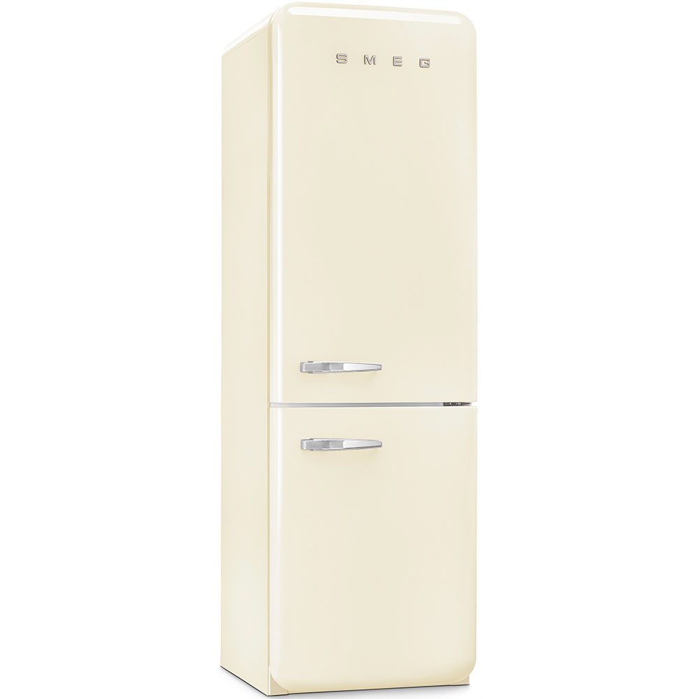 Smeg 60cm Retro Frost Free Fridge Freezer Right Hand Hinge FAB32RCR6UK – Cream