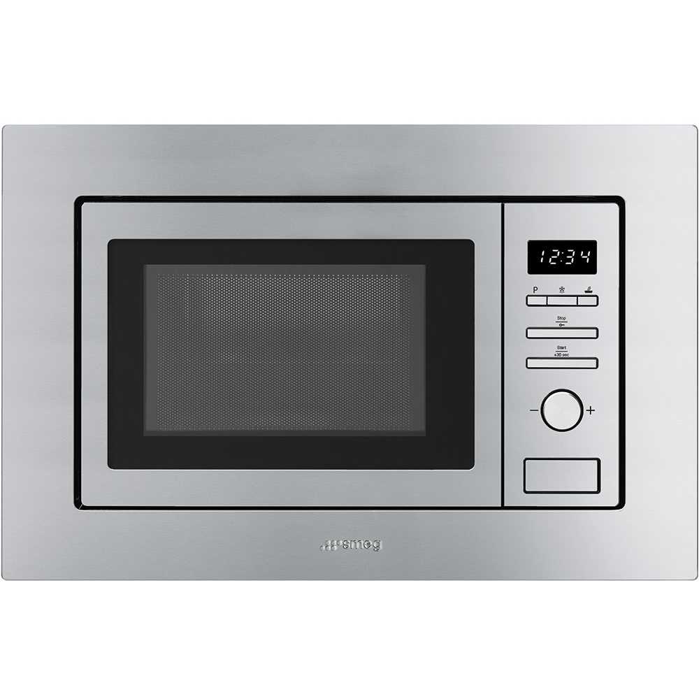 Smeg Classic Built In Microwave & Grill For Wall Unit FMI017X – Stainless Steel