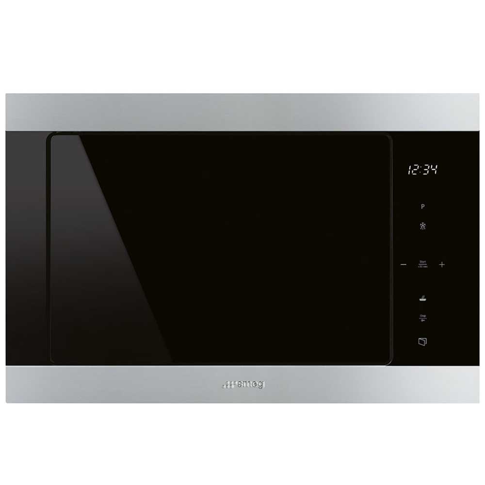 Smeg Classic Built In Microwave & Grill For Tall Housing FMI325X – Stainless Steel