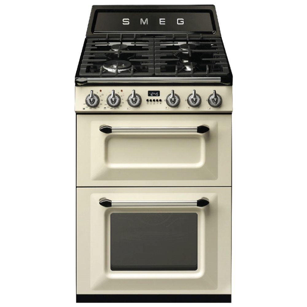 Smeg 60cm Victoria Freestanding Dual Fuel Cooker TR62P – Cream