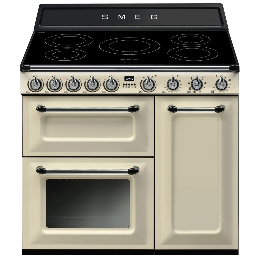 Smeg 90cm Victoria Induction Range Cooker TR93IP2 – Cream