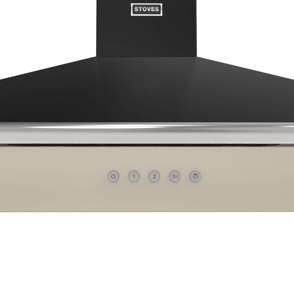 Stoves Richmond 90PYR Chimney Hood 444411657 – CREAM