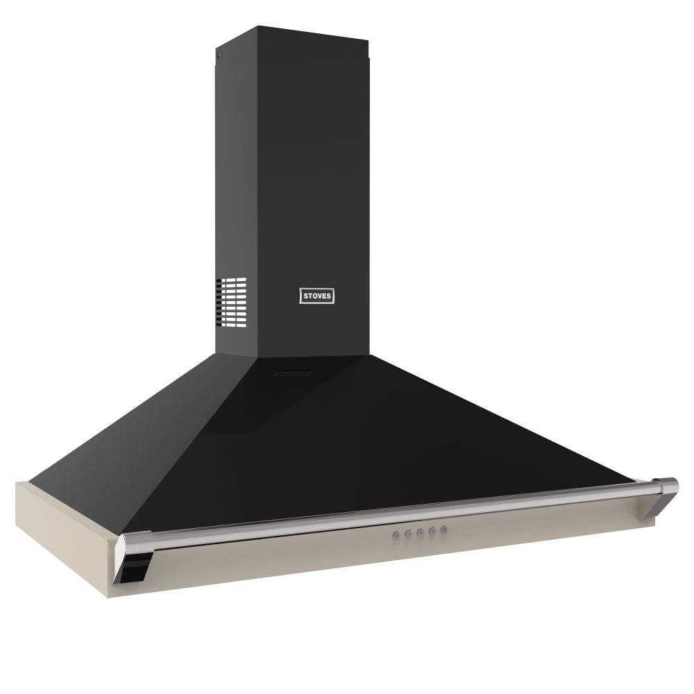 Stoves Richmond 90PYR Chimney Hood 444411657 – CREAM