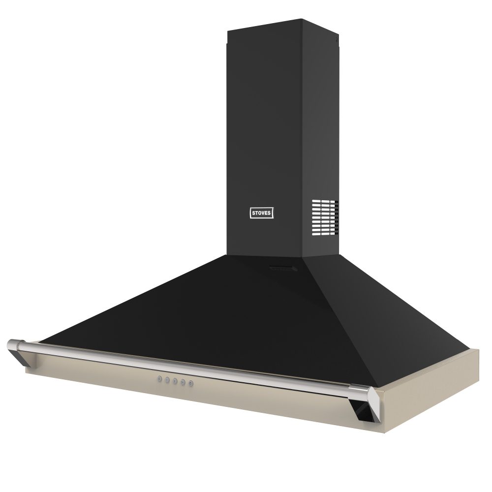 Stoves Richmond 90PYR Chimney Hood 444411657 – CREAM