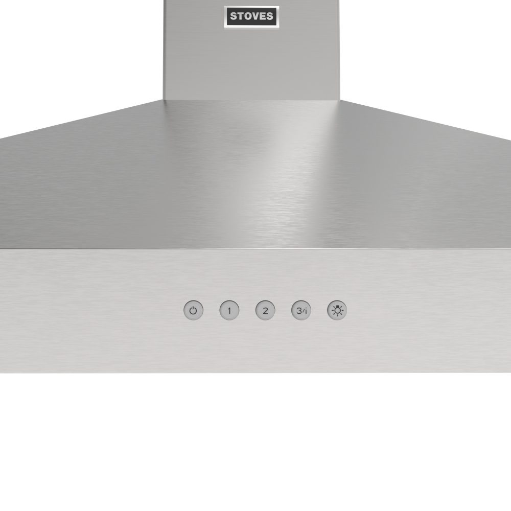 Stoves Sterling 90PYR Chimney Hood 444411651 – STAINLESS STEEL