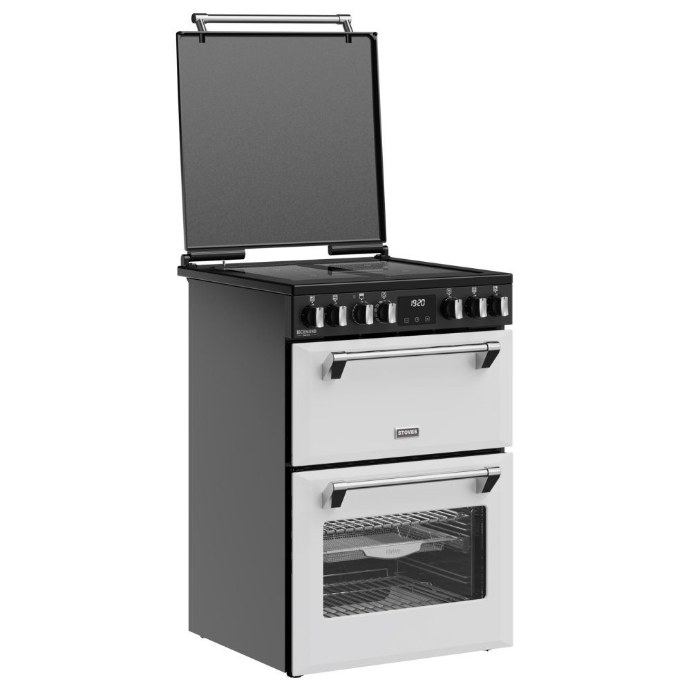 Stoves Richmond Deluxe 60EI Induction Mini Range Cooker 444411998 – ICE WHITE