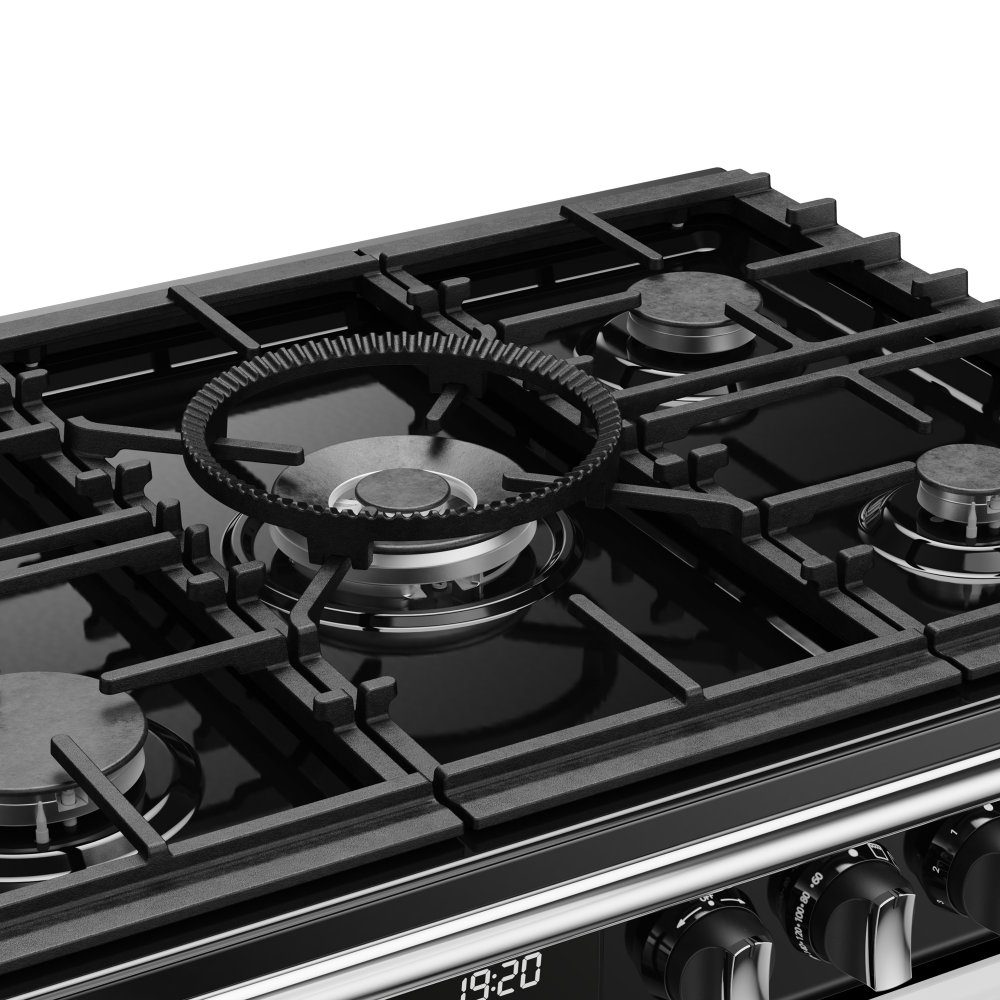 Stoves Richmond Deluxe 100DF Dual Fuel Range Cooker 444412016 – ICE WHITE