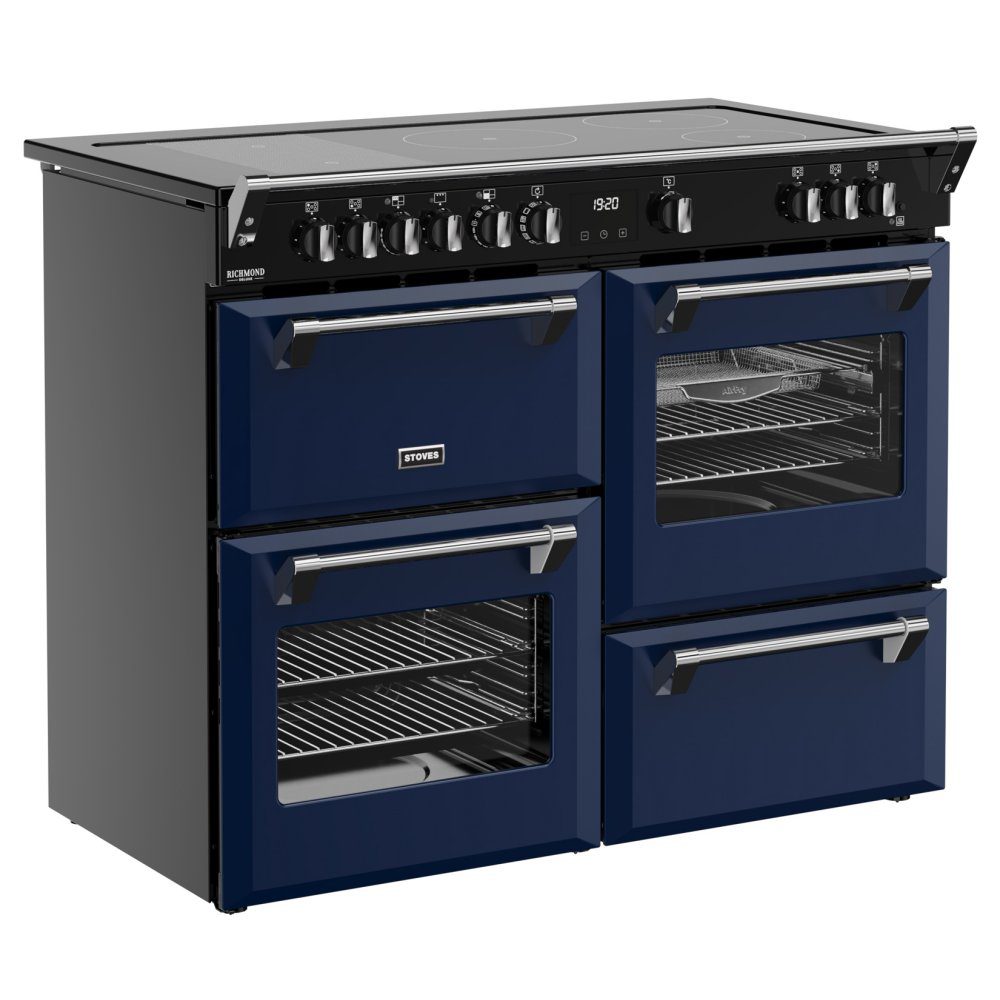 Stoves Richmond Deluxe 110EI Induction Range Cooker 444412036 – MIDNIGHT BLUE