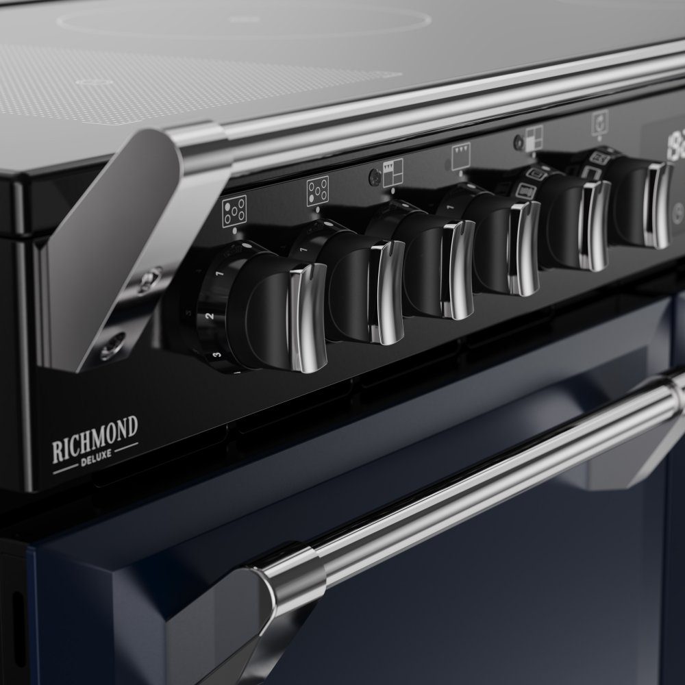 Stoves Richmond Deluxe 110EI Induction Range Cooker 444412036 – MIDNIGHT BLUE