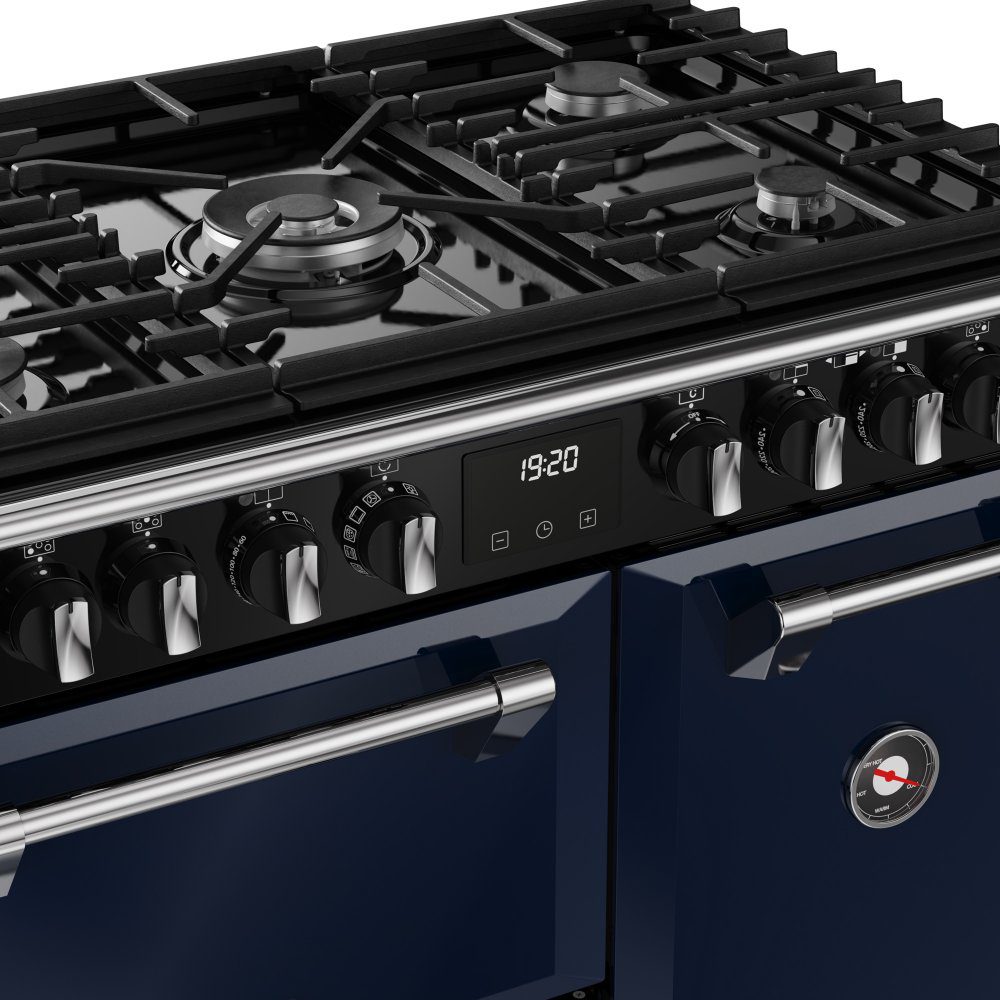 Stoves Richmond Deluxe 90DF Dual Fuel Range Cooker 444412006 – MIDNIGHT BLUE