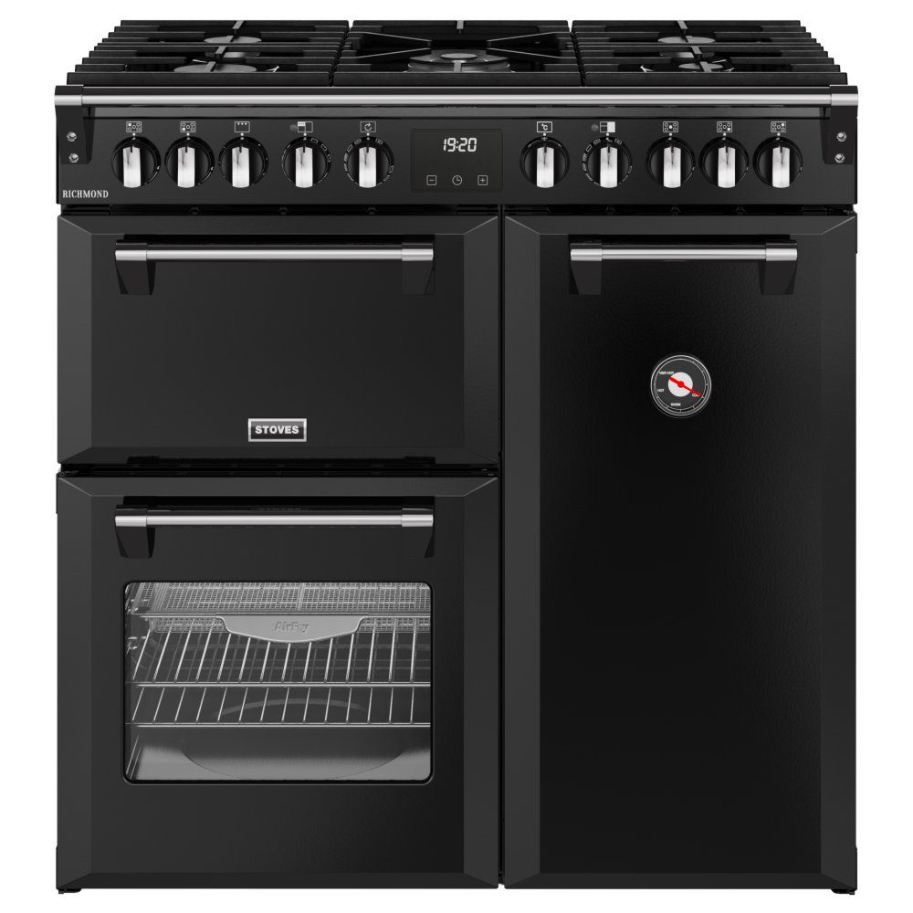 Stoves Richmond 90DF Dual Fuel Range Cooker 444411850 – BLACK
