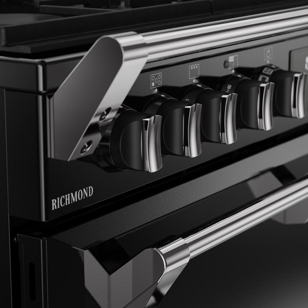 Stoves Richmond 90DF Dual Fuel Range Cooker 444411850 – BLACK