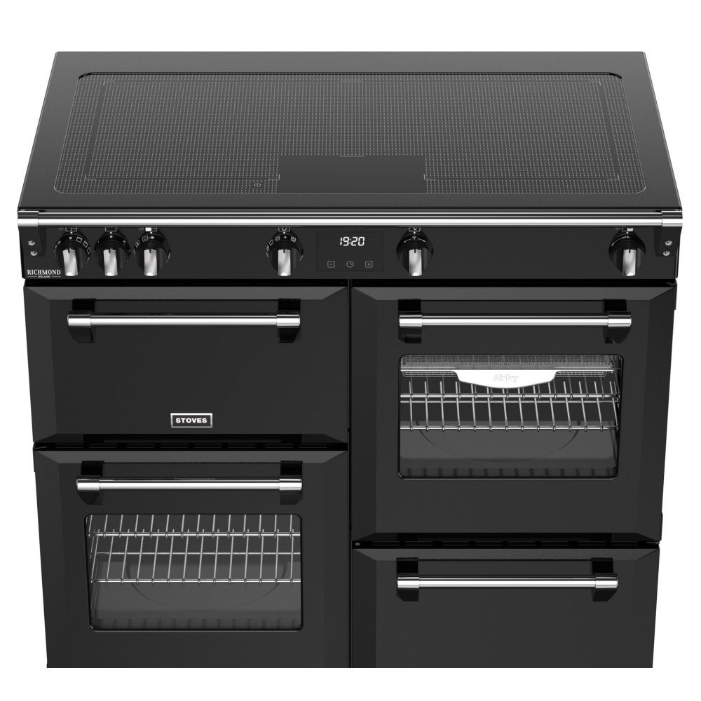 Stoves Richmond Deluxe 100cm FreedomFLEX Induction Range Cooker 444411875 – BLACK