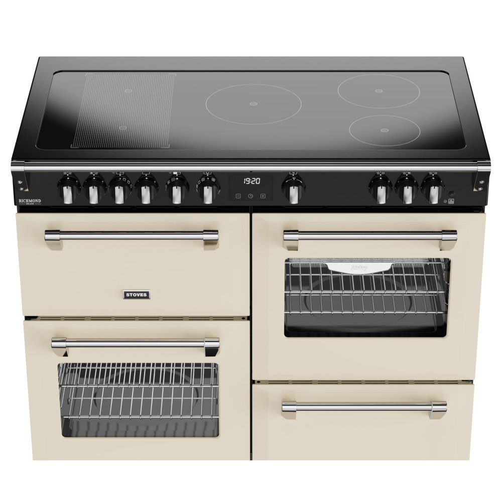 Stoves Richmond Deluxe 110EI Induction Range Cooker 444411879 – CREAM