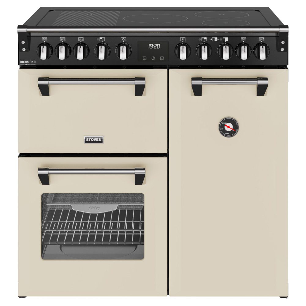 Stoves Richmond Deluxe 90EI Induction Range Cooker 444411870 – CREAM