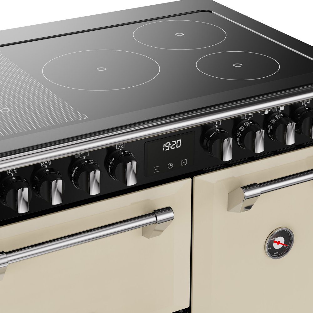 Stoves Richmond Deluxe 90EI Induction Range Cooker 444411870 – CREAM
