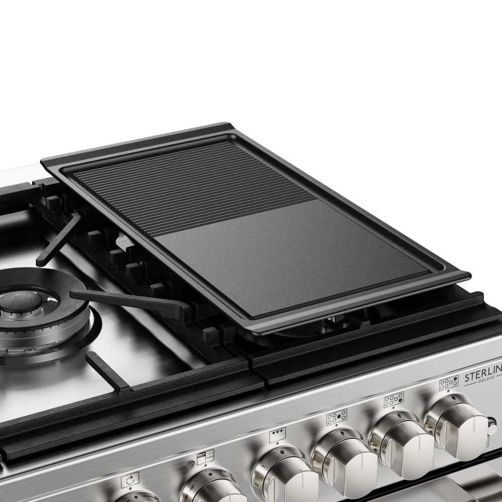 Stoves 11467 Sterling Deluxe 100cm Dual Fuel Range Cooker ST DX STER D1000DF SS – STAINLESS STEEL