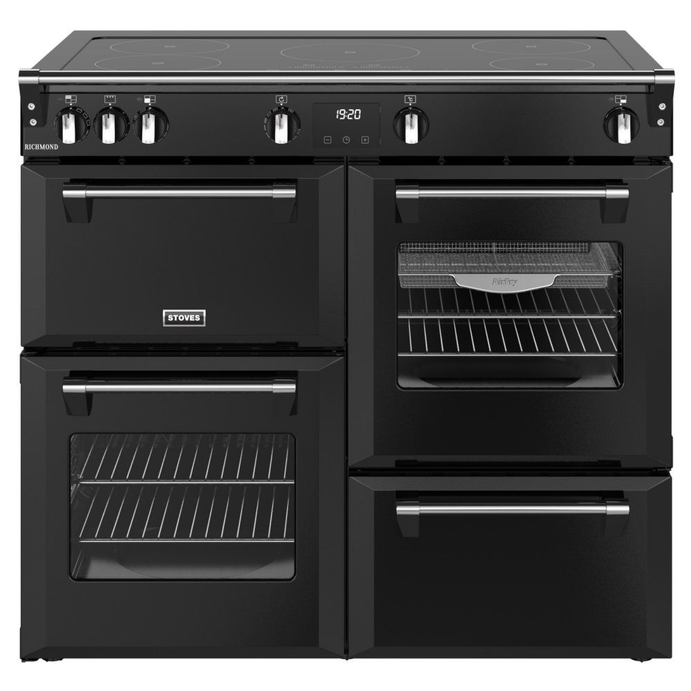 Stoves Richmond 100EI Induction Range Cooker 444411859 – BLACK