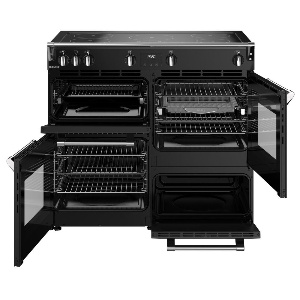 Stoves Richmond 100EI Induction Range Cooker 444411859 – BLACK