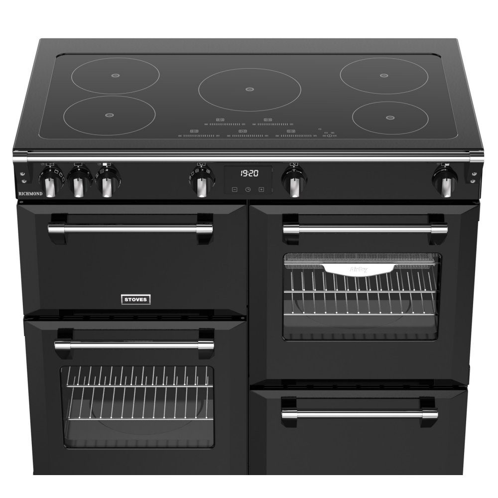 Stoves Richmond 100EI Induction Range Cooker 444411859 – BLACK