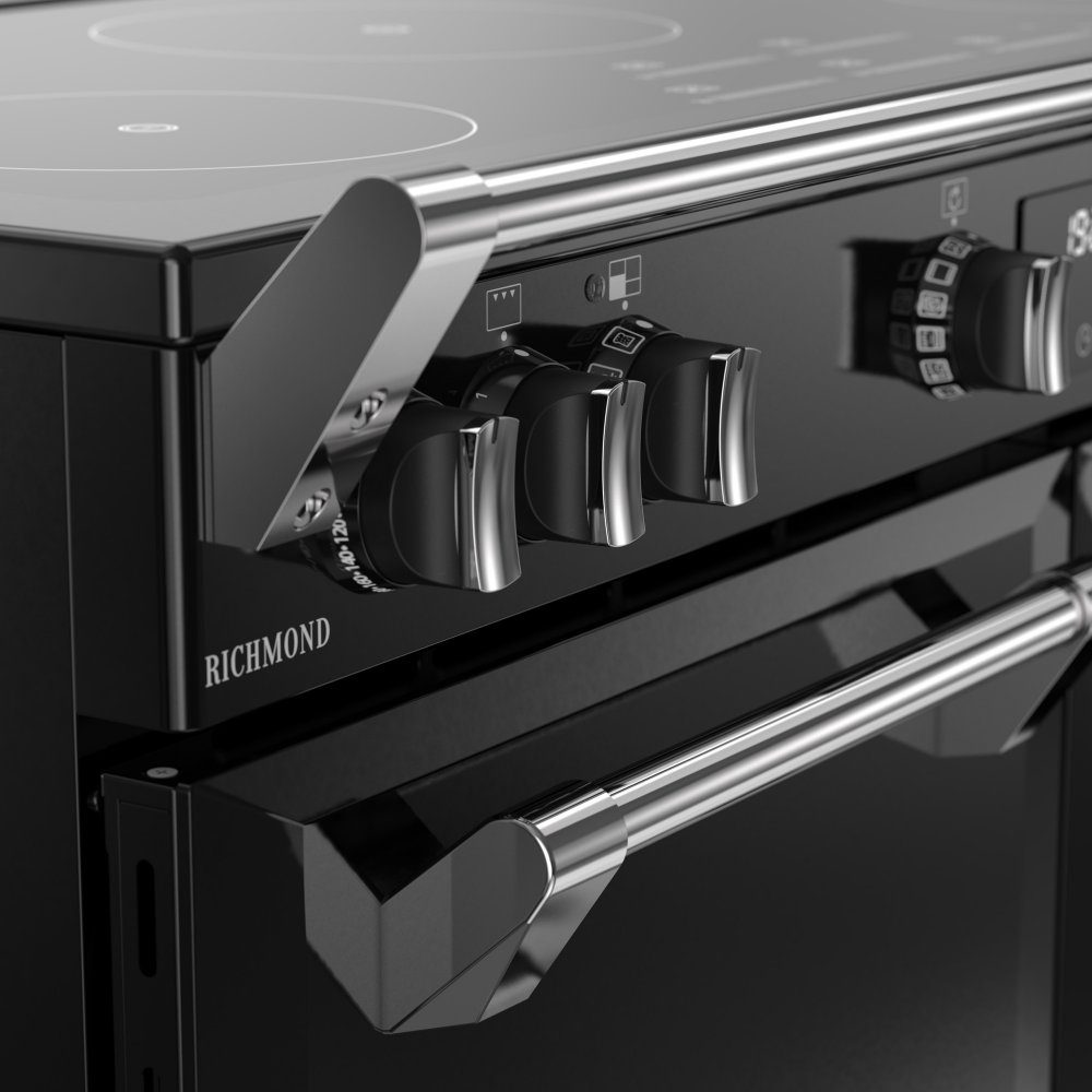 Stoves Richmond 100EI Induction Range Cooker 444411859 – BLACK