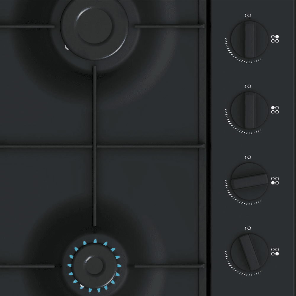 Neff 60cm N30 4 Burner Gas Hob T26BKP6S0 – BLACK