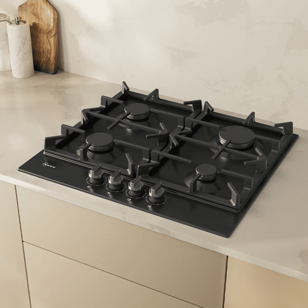 Neff 60cm N70 4 Burner Gas Hob T26CIP8S0 – Black