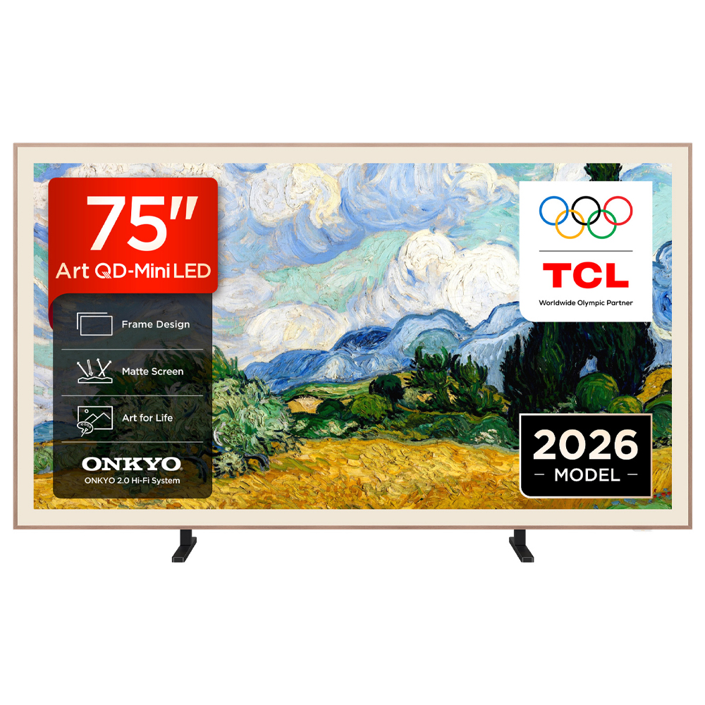 TCL 75" 4K QD-Mini LED Ultra HD Smart TV 75A400 PRO-UK - White