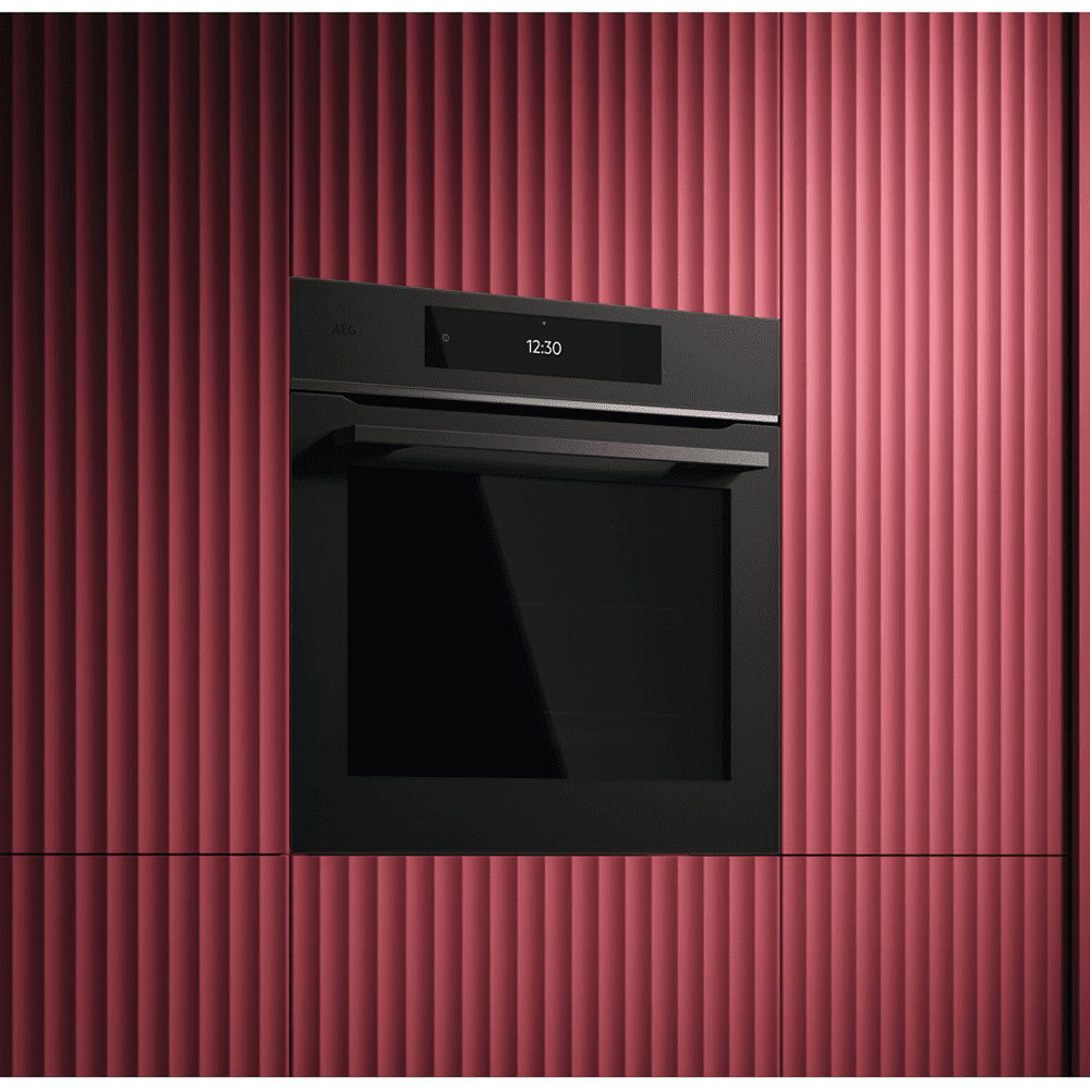 AEG Series 9000 ProAssist Pyrolytic Multifunction Single Oven TT9PB831AT – Matte Black