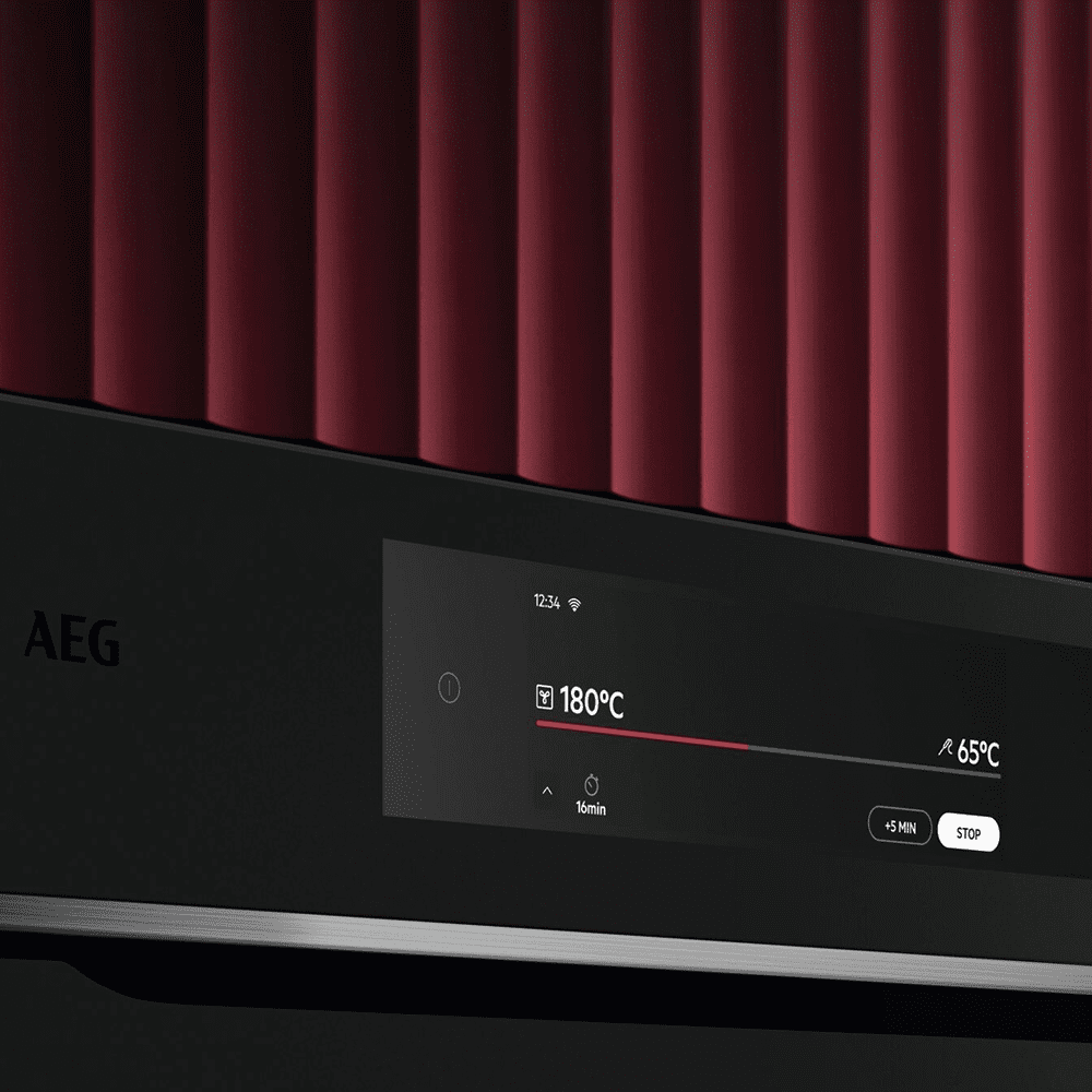 AEG Series 9000 ProAssist Pyrolytic Multifunction Single Oven TT9PB831AT – Matte Black