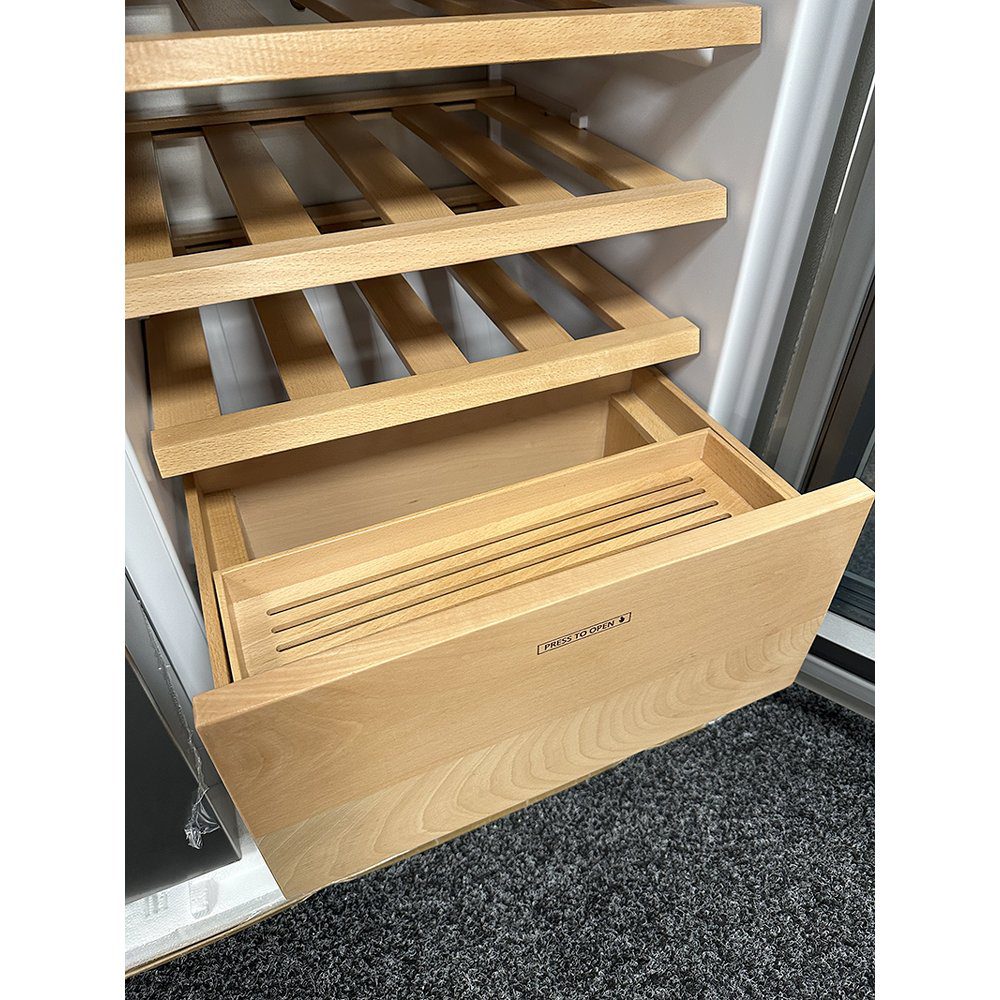 Tesla American Fridge Freezer With Wine Cooler, Water & Ice T530TDXG – Stainless Steel