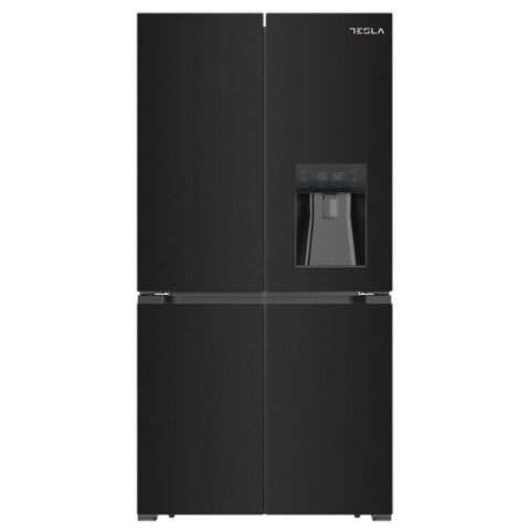 Tesla  Four Door Fridge Freezer With Water Dispenser Non Plumbed T560FDB – Black