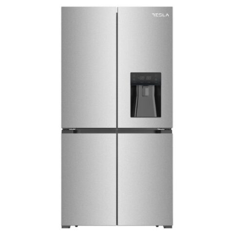 Tesla  Four Door Fridge Freezer With Water Dispenser Non Plumbed T560FDX – Stainless Steel